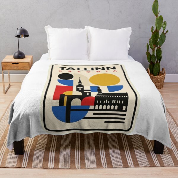 Item preview, Retro Tallinn Bauhaus Geometric Skyline designed and sold by k3rstman1.