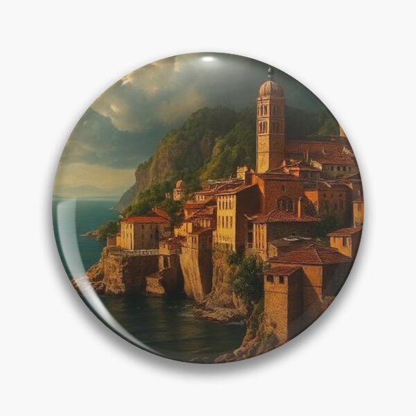 Item preview, Old city by the sea designed and sold by JOHN44ART.