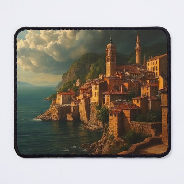 Item preview, Old city by the sea designed and sold by JOHN44ART.