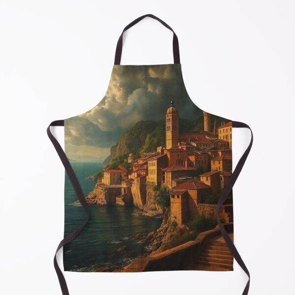 Item preview, Old city by the sea designed and sold by JOHN44ART.