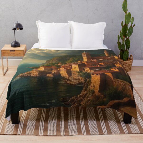 Item preview, Old city by the sea designed and sold by JOHN44ART.