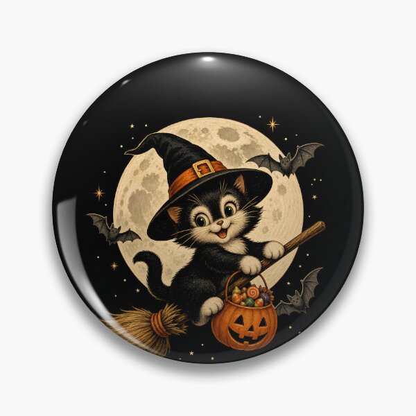 Artikelvorschau, Katzenhexe Halloween-Katzenausrüstung entworfen und verkauft von DynamicDesign.