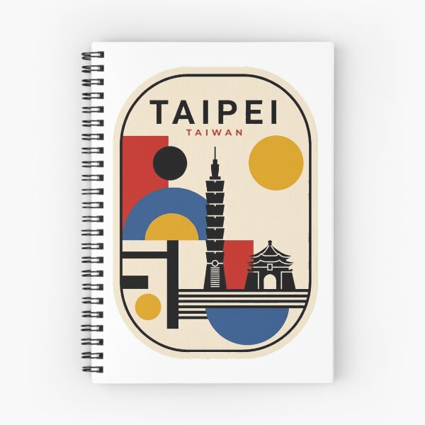 Item preview, Retro Taipei Bauhaus Geometric Skyline designed and sold by k3rstman1.