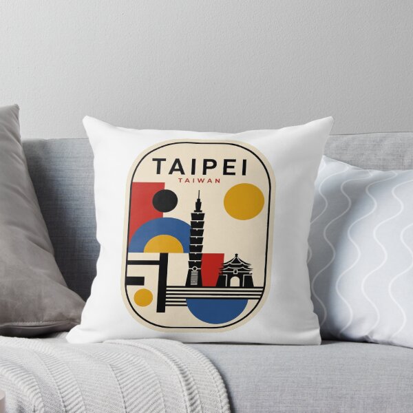 Item preview, Retro Taipei Bauhaus Geometric Skyline designed and sold by k3rstman1.
