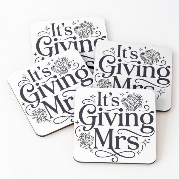 Item preview, It’s Giving Mrs – Funny Bride Newlywed Wedding Gift, Gift for wife, Gift for wedding designed and sold by GAIDREDA.