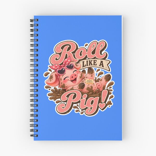 Item preview, ROLL LIKE A PIG! BY NAGGINGSTICKERSCO. ROLL LIKE A PIG! COLLECTION | ELECTRIC BLUE Edition | No.01 designed and sold by LaMaisonOfMY.
