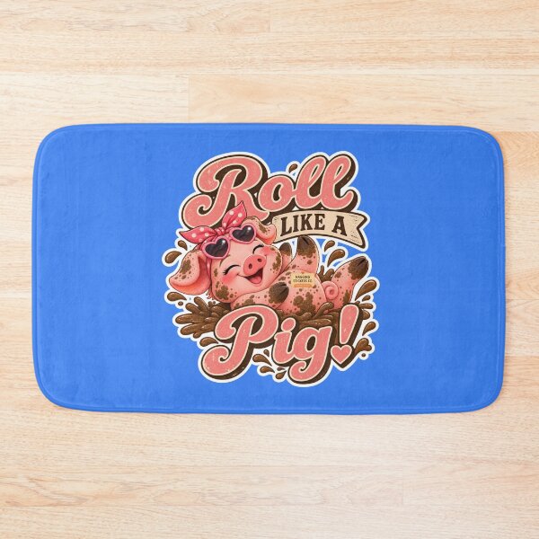Item preview, ROLL LIKE A PIG! BY NAGGINGSTICKERSCO. ROLL LIKE A PIG! COLLECTION | ELECTRIC BLUE Edition | No.01 designed and sold by LaMaisonOfMY.