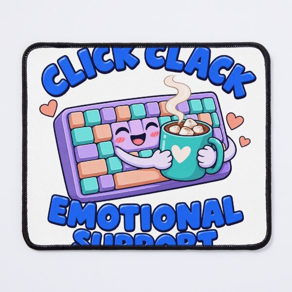 Item preview, Mechanical Keyboard Click Clack Emotional Support designed and sold by SAS-Designer.