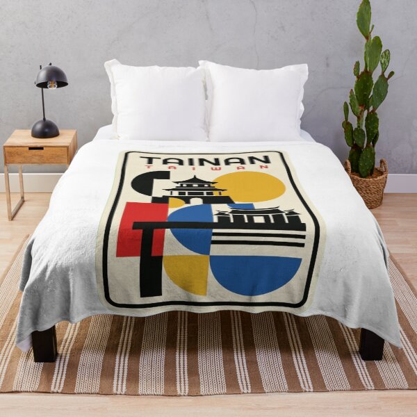 Item preview, Retro Tainan Bauhaus Geometric Skyline designed and sold by k3rstman1.