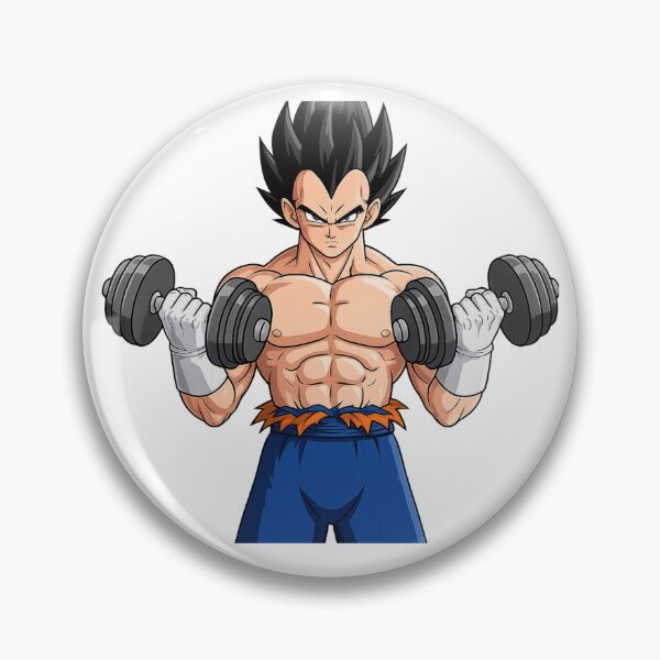 Item preview, Vegeta entrenando con mancuernas designed and sold by Octaner.