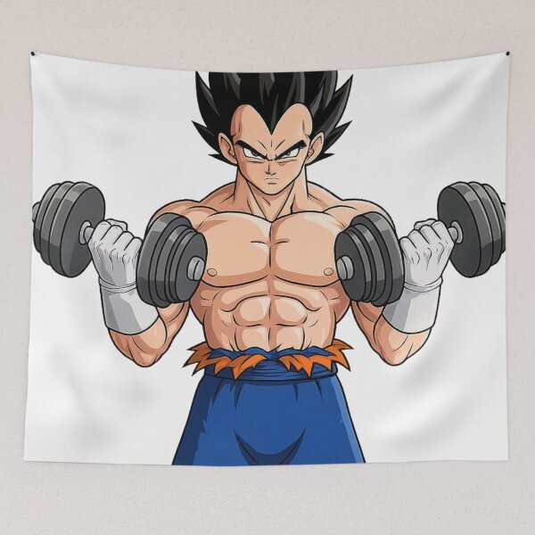 Item preview, Vegeta training with dumbbells designed and sold by Octaner.