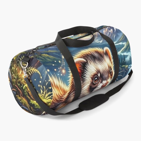 Item preview, Ferret - Epic Fantasy Portrait & Moonlit Sky designed and sold by Lucid Dream Pixel.