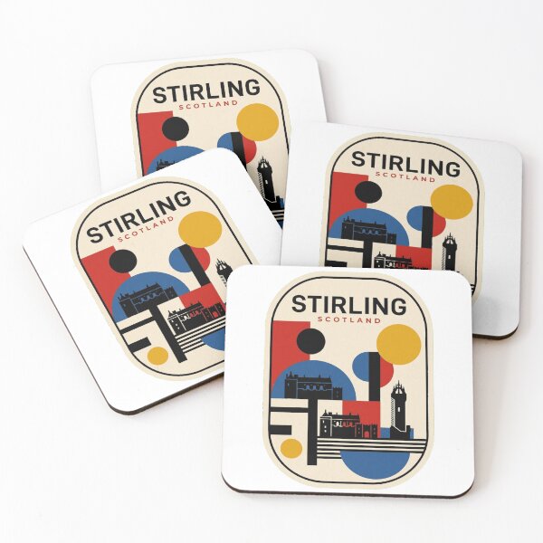 Item preview, Retro Stirling Bauhaus Geometric Skyline designed and sold by k3rstman1.