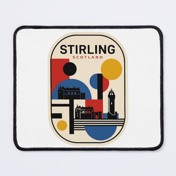 Item preview, Retro Stirling Bauhaus Geometric Skyline designed and sold by k3rstman1.