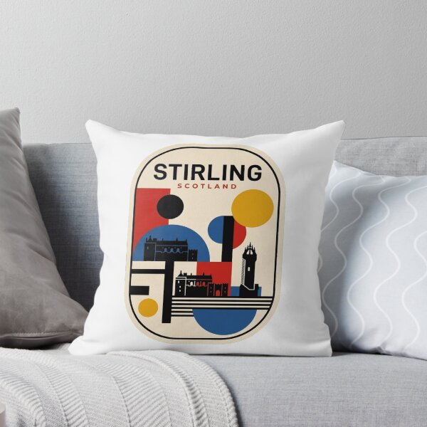 Item preview, Retro Stirling Bauhaus Geometric Skyline designed and sold by k3rstman1.