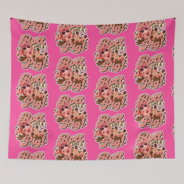 Item preview, ROLL LIKE A PIG! BY NAGGINGSTICKERSCO. ROLL LIKE A PIG! COLLECTION | ELECTRIC PINK Edition | No.01 designed and sold by LaMaisonOfMY.
