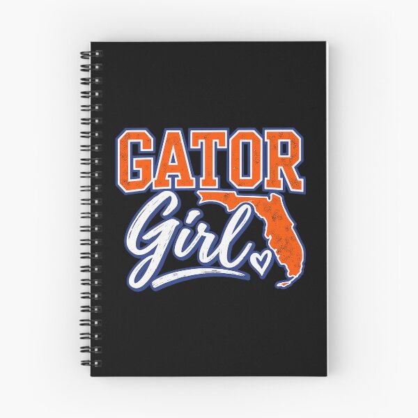 Item preview, Gator Girl Florida Map College Spirit Retro Script designed and sold by OddPopARt.