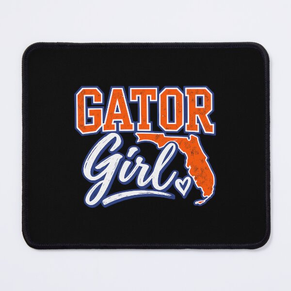 Item preview, Gator Girl Florida Map College Spirit Retro Script designed and sold by OddPopARt.