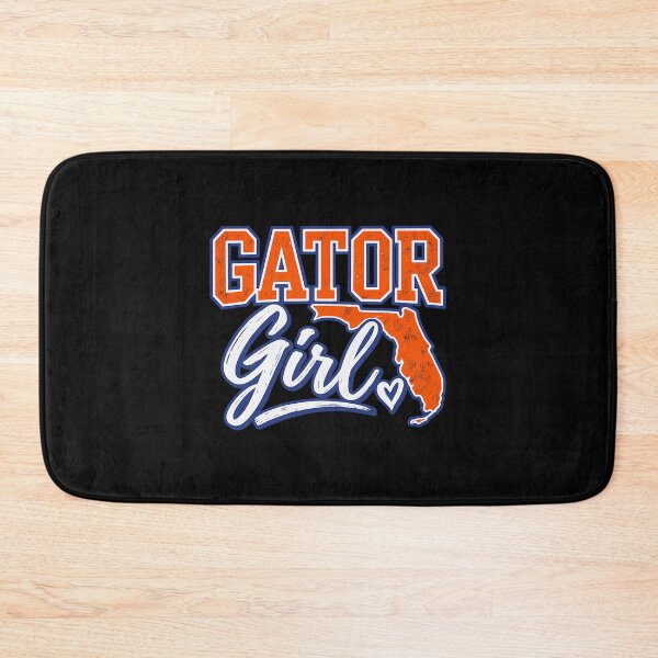 Item preview, Gator Girl Florida Map College Spirit Retro Script designed and sold by OddPopARt.