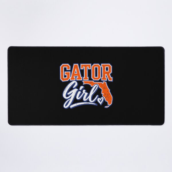Item preview, Gator Girl Florida Map College Spirit Retro Script designed and sold by OddPopARt.