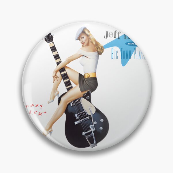 Item preview, Crazy Jeff Legs Beck Rock Music Vintage Style Graphic Design designed and sold by Larathdilat.