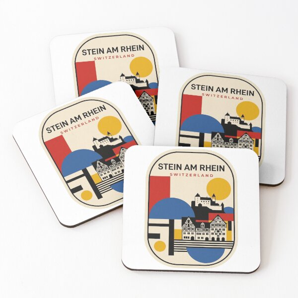 Artikelvorschau, Retro Stein am Rhein Bauhaus Geometrische Skyline entworfen und verkauft von k3rstman1.