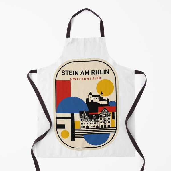 Artikelvorschau, Retro Stein am Rhein Bauhaus Geometrische Skyline entworfen und verkauft von k3rstman1.