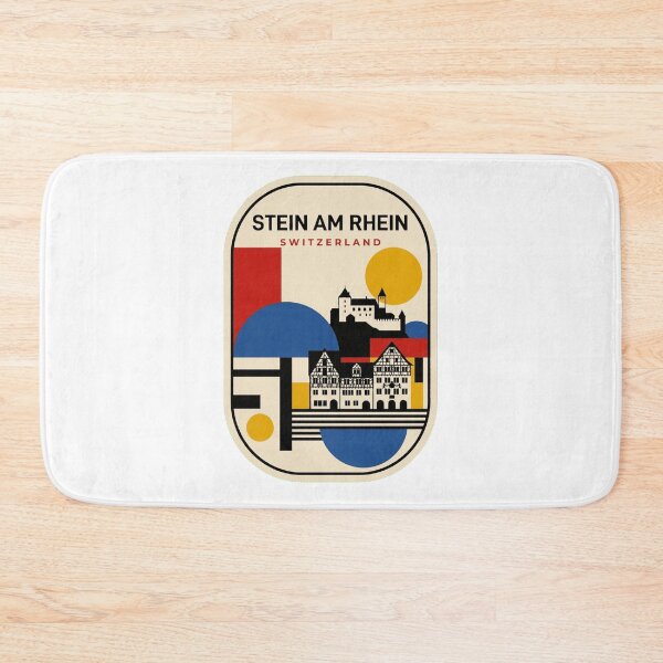 Artikelvorschau, Retro Stein am Rhein Bauhaus Geometrische Skyline entworfen und verkauft von k3rstman1.