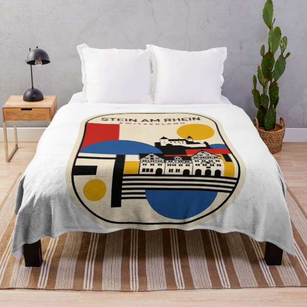 Artikelvorschau, Retro Stein am Rhein Bauhaus Geometrische Skyline entworfen und verkauft von k3rstman1.