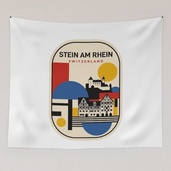 Item preview, Retro Stein Am Rhein Bauhaus Geometric Skyline designed and sold by k3rstman1.