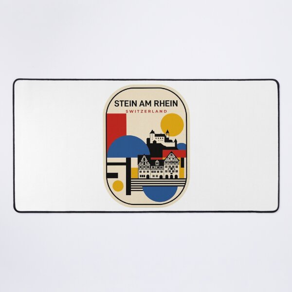 Artikelvorschau, Retro Stein am Rhein Bauhaus Geometrische Skyline entworfen und verkauft von k3rstman1.