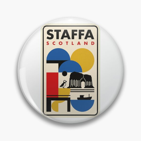 Item preview, Retro Staffa Bauhaus Geometric Skyline designed and sold by k3rstman1.