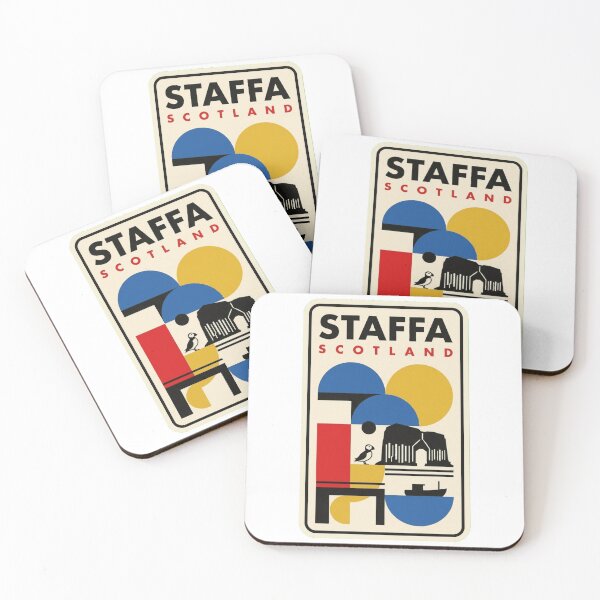 Item preview, Retro Staffa Bauhaus Geometric Skyline designed and sold by k3rstman1.