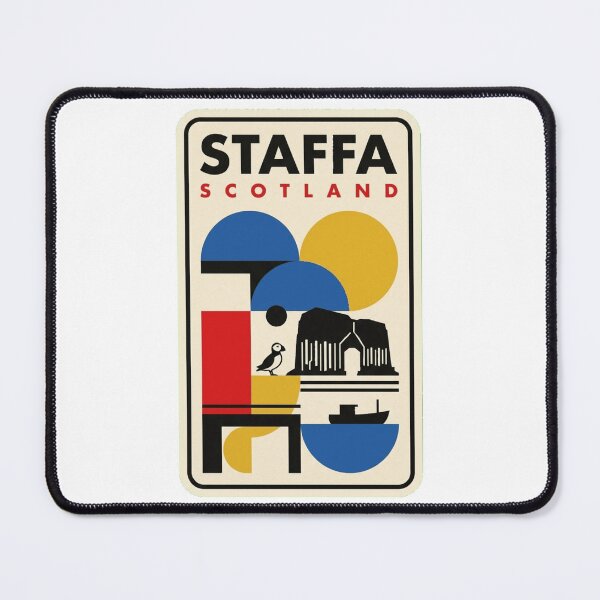 Item preview, Retro Staffa Bauhaus Geometric Skyline designed and sold by k3rstman1.
