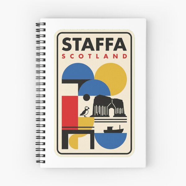 Item preview, Retro Staffa Bauhaus Geometric Skyline designed and sold by k3rstman1.