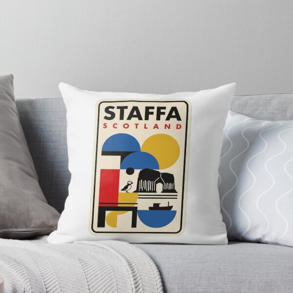 Item preview, Retro Staffa Bauhaus Geometric Skyline designed and sold by k3rstman1.