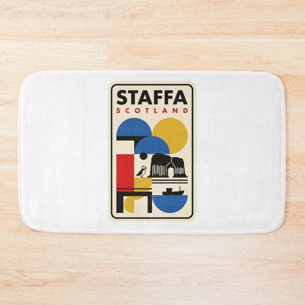 Item preview, Retro Staffa Bauhaus Geometric Skyline designed and sold by k3rstman1.