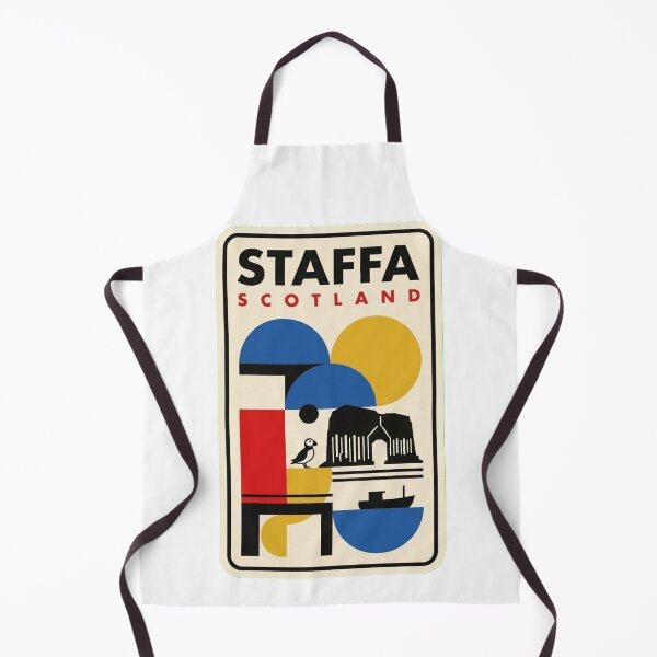 Item preview, Retro Staffa Bauhaus Geometric Skyline designed and sold by k3rstman1.