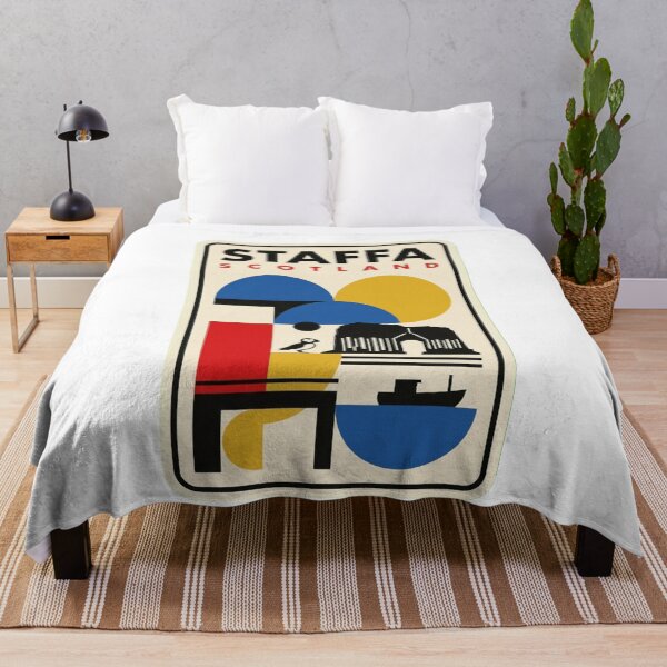 Item preview, Retro Staffa Bauhaus Geometric Skyline designed and sold by k3rstman1.