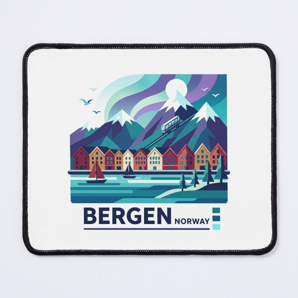 Item preview, Bergen Norway designed and sold by OzzFrequency.