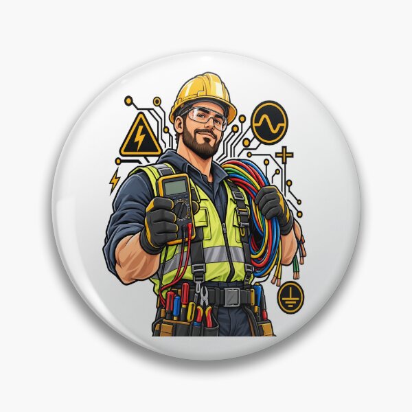 Item preview, Electrician Electrical Worker Tradesman Design designed and sold by JMDG Studio.