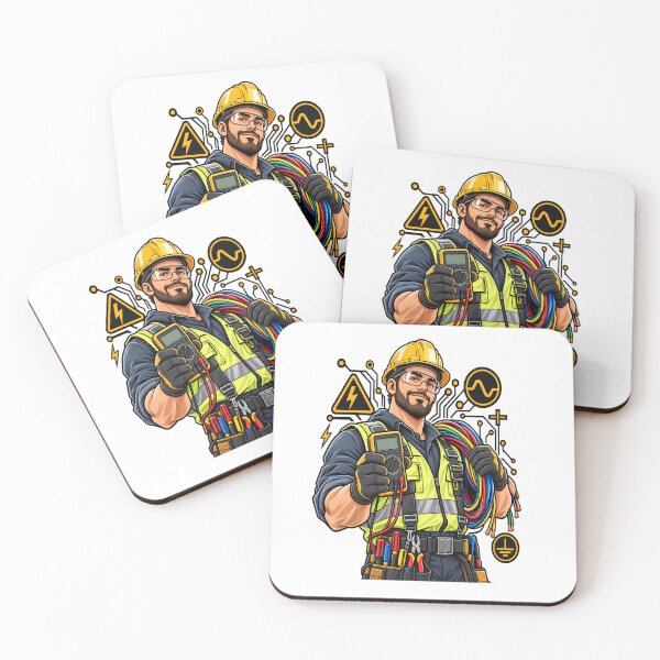Item preview, Electrician Electrical Worker Tradesman Design designed and sold by JMDG Studio.