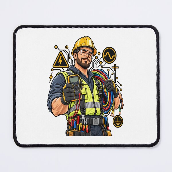 Item preview, Electrician Electrical Worker Tradesman Design designed and sold by JMDG Studio.