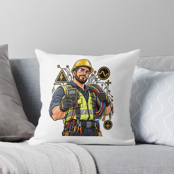 Item preview, Electrician Electrical Worker Tradesman Design designed and sold by JMDG Studio.