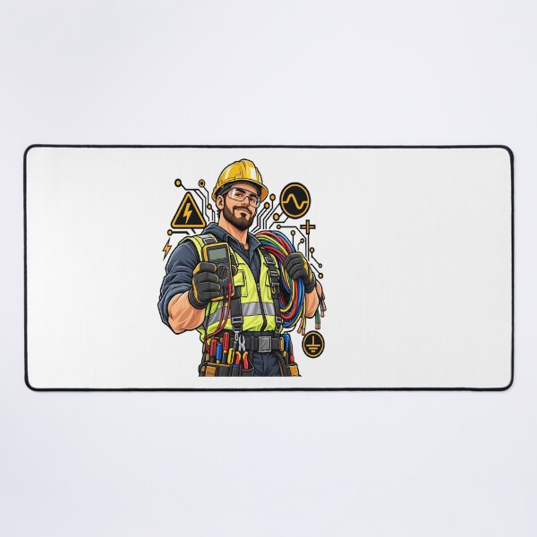 Item preview, Electrician Electrical Worker Tradesman Design designed and sold by JMDG Studio.