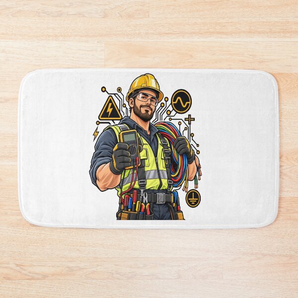 Item preview, Electrician Electrical Worker Tradesman Design designed and sold by JMDG Studio.
