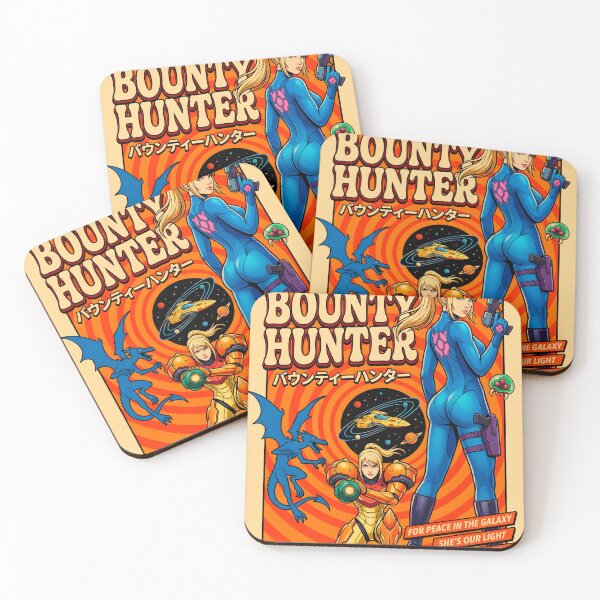 Item preview, Samus Aran Bounty Hunter – Metroid Retro Movie Poster Graphic Tee  Main Tag: Metroid designed and sold by BravenBold.