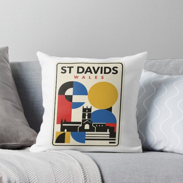 Item preview, Retro St Davids Bauhaus Geometric Skyline designed and sold by k3rstman1.