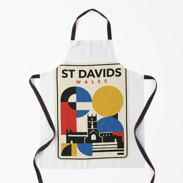 Item preview, Retro St Davids Bauhaus Geometric Skyline designed and sold by k3rstman1.