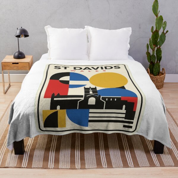 Item preview, Retro St Davids Bauhaus Geometric Skyline designed and sold by k3rstman1.